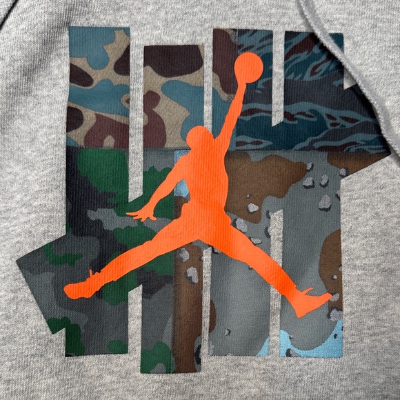 Nike Air Jordan Jumpman Pullover Hoodie - Heather Gray - Men's 2XL - Picture 2 of 6